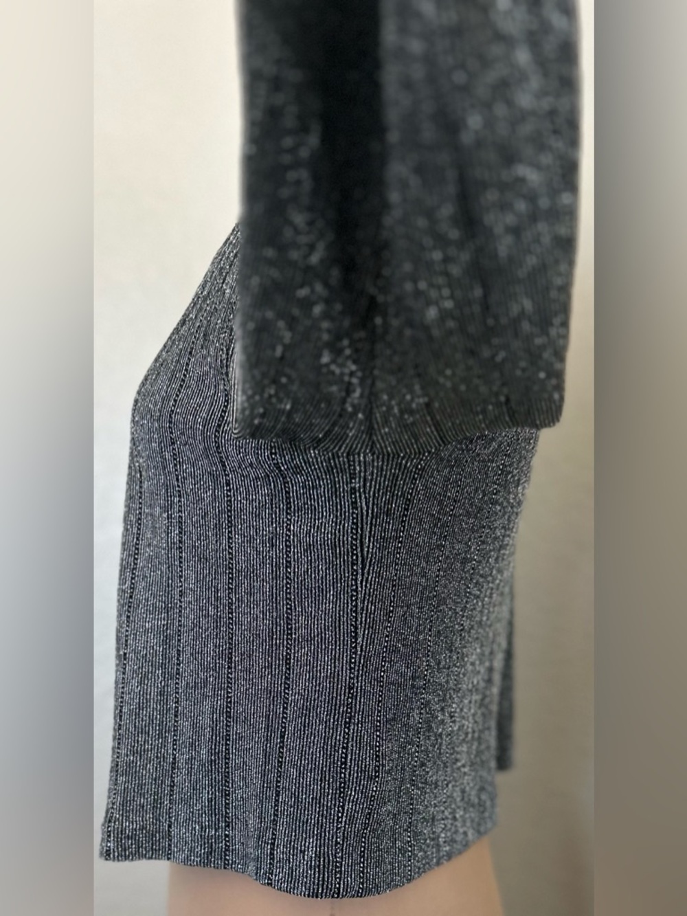 Open-Front Ribbed Formal Cardigan - Picture 5 of 11